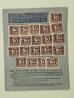 Ww2 German   Hilfskassen-quittungskarte Nur F  r Nichtparteimitglieder  1936 