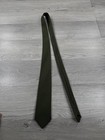 Vintage Boy Scouts Of America Solid Dark Green Tie 54    Length Made In Usa
