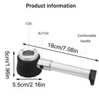 Rongon Jewelers Loupe Magnifiers 10x Magnifying Glass With Light Magnifying Lens