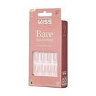 Kiss Trunude Fake Nails 28 Count Diy Salon Quality Nude Nail Set L