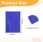 8 Sheets Stained Glass Sheets 4 X 6 Inch Variety Mosaic Glass Tiles For Diy Proj