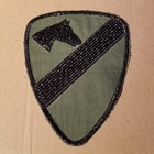 Vietnam War 1st Cavalry Cut Edge Twill Subdued Patch