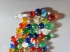 Assorted Lot   Collection Of 66 Glass Marbles 1960 s  