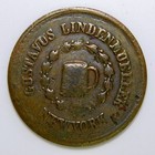 1863 Gustavas Linden Mueller Civil War Token New York K564