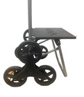 Foldable Stair Climbing Shopping Cart With Seat Heavy Duty Utility Trolley