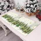 Farmhouse Holiday Placemats Set Of 4  Snowflake Christmas Placemats 1218 Inch  