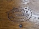 Vintage Oak Singer Puzzle Box With 16 Attachments Sewing Machine Accessories