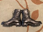 Vintage Us Army Combat Military Boots Black Leather 1993 Size 11r 1993