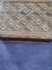 Vintage Hand Carved Wooden Box