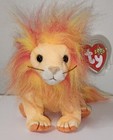 Ty Beanie Baby - Bushy The Lion  8 Inch  New Mwmts Plush Stuffed Animal Toy