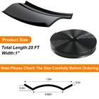 1 Inch Rv Trim Molding Insert   Uv-resistant 25ft  Black 