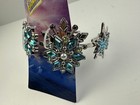 Disney Store Frozen Queen Elsa Metal Blue Iridescent Snowflake Headband Tiara 3 
