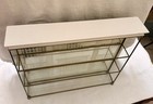 Franklin Mint Gone With The Wind Curio Brass And Glass Display Shelf- Read Desc 
