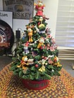 Danbury Mint Garfield Christmas Tree Flashing Lights  Artificial Rare 