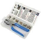  1  Canvas Snap Kit With Clinching Tool  72-pack - Nickle Plated Brass Snaps