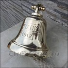Vintage Style Brass Marine Solid Ship Bell Nautical Wall Mounting Decor Gift