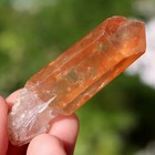 Mineral Specimen  Tangerine Quartz Crystal From Brazil  qtz810 