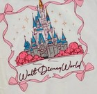 2025 Disney Parks Walt Disney World Bow Castle Oversized Shirt S Small