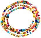 Vintage Ghana Christmas African Seed Beads Glass African Trade Beads - 3371