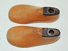 Vintage Pair Childs Size 4ee Solid Wooden Shoe Form Wood Cobbler Mold