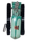 Marx 1950 s Climbing Tractor Set Sparkling Tin Mib Windup Toy Green    Works