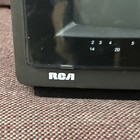 1988 9  Ge Tv Black  Ac dc Dual Power 09gp220  Powers On 