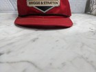 Vintage Hat Cap Snapback Trucker Patch Red Briggs   Stratton Engine K Products