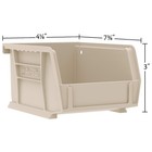 Akro-mils 24 Pack Akrobins Plastic Storage Bins  Space-saving Organizers  Blue