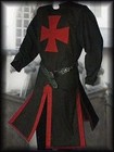 Medieval Templar Tunic   Cloak Renaissance Dress For Men Larp Sca