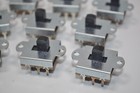 Lot Of 10 Nos Uid Slide Switches 4pdt   On-on - 4a 125vac    5a 125vdc