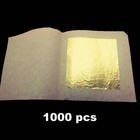 Pure Edible Gold Leaf 24k Art Food Facial Spa Gilding Make Up Nail Fashion X1000
