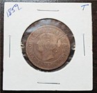 Canadian  Large Cents 1859  1890 And 1900 Plus Bonus Coin - For 50  Of Value