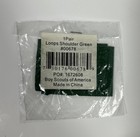 Official Boy Scout Venturing Shoulder Loops Uniform Tabs Epaulets Kelly Green