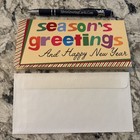 Season   s Greetings Happy Holidays Money Gift Card Holder Stockwell Greeting Card