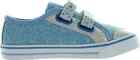 Disney Frozen Anna And Elsa Fashion Sneakers Hook And Loop Glitter Ch10883b