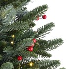 3ft Pre-lit Premium Artificial Christmas Tree With 80 Led Lights Frazer Fir Mini