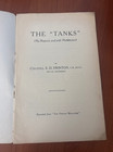 Free Ship  1940s The Tanks By Colonel E d  Swinton Royal Engineers Wwi
