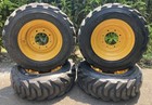 Hd 10-16 5 Sks-8 Skid Steer Tires rims For John Deere 6675 7775 240 315 317 more