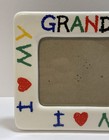 Vintage I Love My Grandma Ceramic Picture Frame 4x6    Photo Child Gift Memories