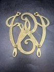 Vintage Virginia Metaldrafters George Washington   s Cypher Brass Trivet