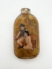 Antique 2    Chinese Reverse Painted Glass Snuff Bottle