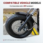 16 In Handlebar Clutch Cable Brake Line For 2007-2013 Harley Sportster Xl No Abs