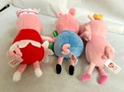 Ty Beanie Babies  Peppa Pig George Pig New With Tags   2 Others  used   Clean 