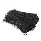 Black 1000 Pcs 8 Inch Zip Ties Nylon 30 Lbs Uv Water Resistant Wire Cable Cord