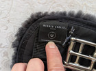 Black Werner Christ Anatomic Sheepskin Dressage Girth - 22      55cm  Lightly Used