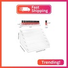 Btremary Clear Nail Polish Paint Organizer Holder Rack Shelf 6 Tier Acrylic Tatt