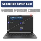 2-pack 14  16 10 Laptop Tempered Glass Screen Protector 9h Hardness Ultra Clear