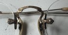 Vintage Ao American Optical Rimless Eyeglasses 1 10 12k Gold Filled Amber Tips