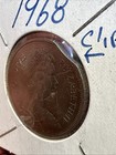 Error Coin 1968 Great Britain Clipped Planchet Coin 10 New Pence 
