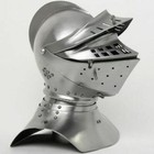 Medieval Knight Tournament Close Armor Helmet Replica Larp Reenactment Helmet